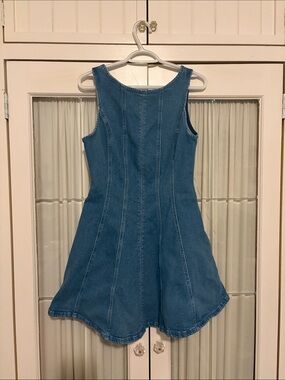 Dynamite Blue Sleeveless Denim Mini Dress